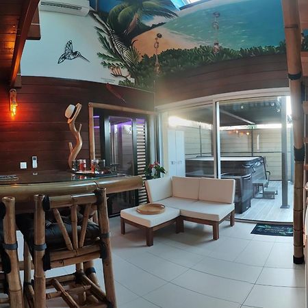La Kaz Rhumantique Sauna And Spa Privatif La Rivière-Saint-Sauveur Extérieur photo