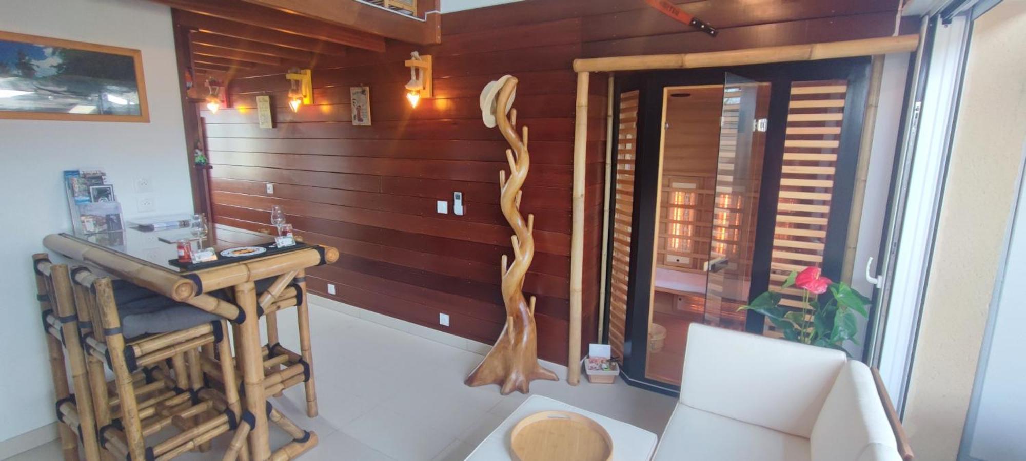 La Kaz Rhumantique Sauna And Spa Privatif La Rivière-Saint-Sauveur Extérieur photo